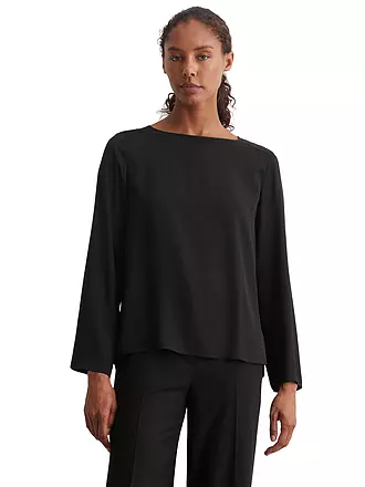 MARC O'POLO | T-shirt blouse | schwarz